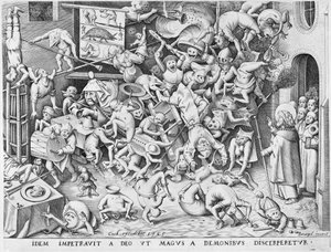 La caduta del mago da Pieter Bruegel the Elder